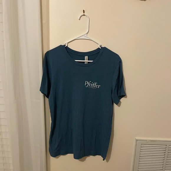 Pffeifer University Tee Shirt Blue - Picture 1 of 4